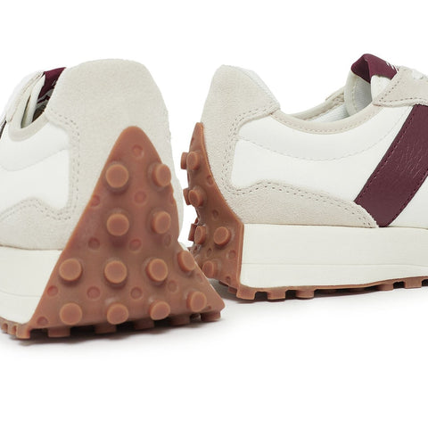 New Balance 327 White Dark Red - BEAUTY BAR