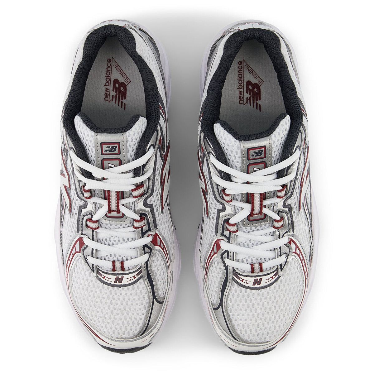 New Balance 740 White Unisex Shoes Red Castlerock 5