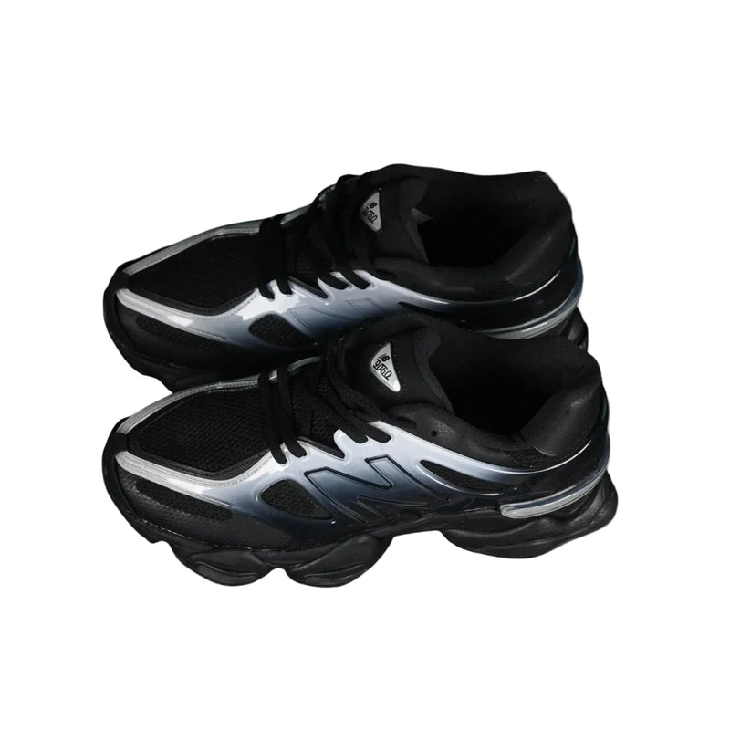 New Balance Silver Metallic Black Sports Sneaker 5