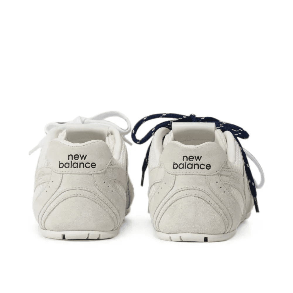 New Balance x Miu Miu 530 SL Suede And Mesh Sneakers Grey 4