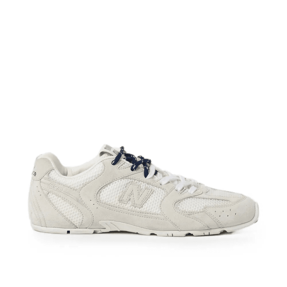 New Balance x Miu Miu 530 SL Suede And Mesh Sneakers Grey 2