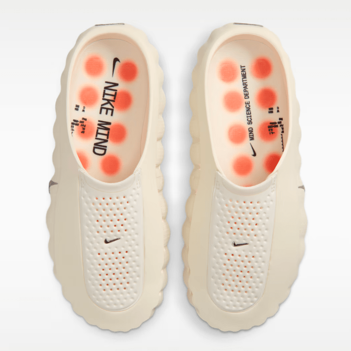 Nike Mind 001 Unisex Pregame Mules Beige 6