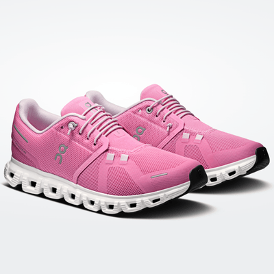 On Running Cloud 6 Pink Sneakers