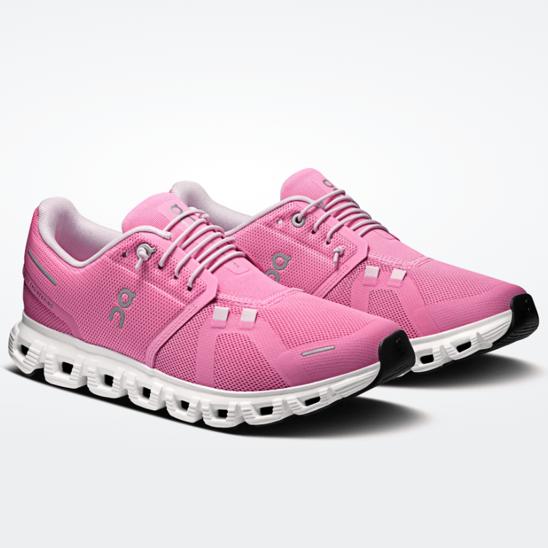 On Running Cloud 6 Pink Sneakers