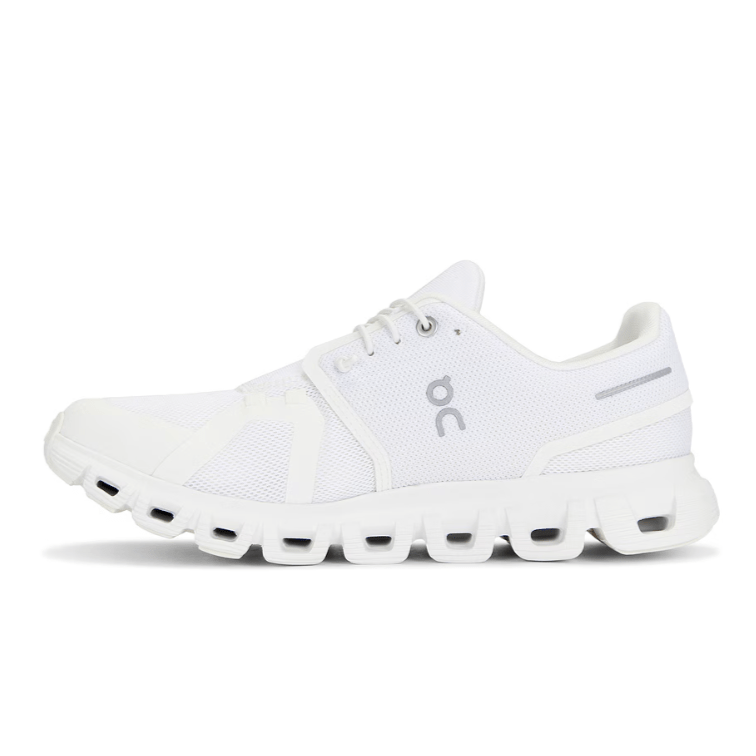 On Running Cloud 6 Sneakers All White 2