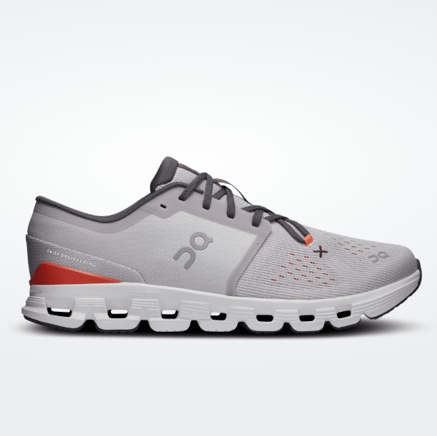 On Running Cloud X 4 Silver | Flame 6