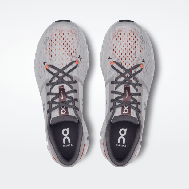 On Running Cloud X 4 Silver | Flame 5