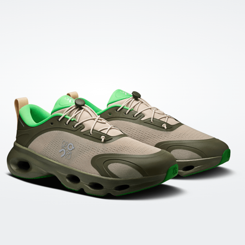 On Running Cloudsolo Loewe Khaki Green | Sand Sneakers 1