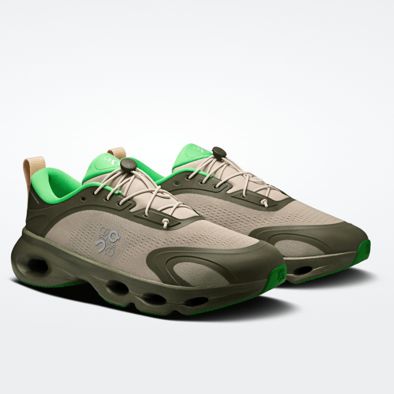 On Running Cloudsolo Loewe Khaki Green | Sand Sneakers