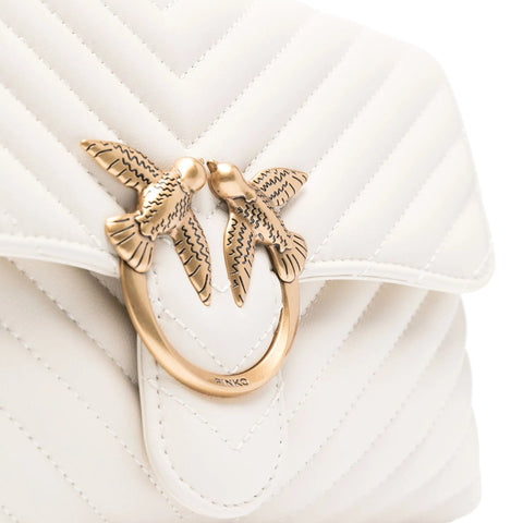 Pinko Classic Love Lady White Bag - BEAUTY BAR