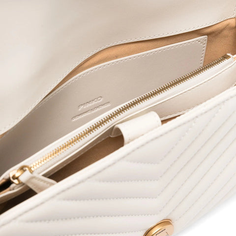 Pinko Classic Love Lady White Bag - BEAUTY BAR