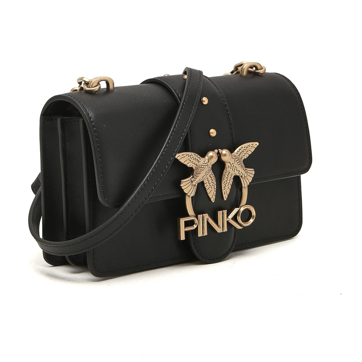 Pinko Leather Shoulder Bag Love Mini Icon 3