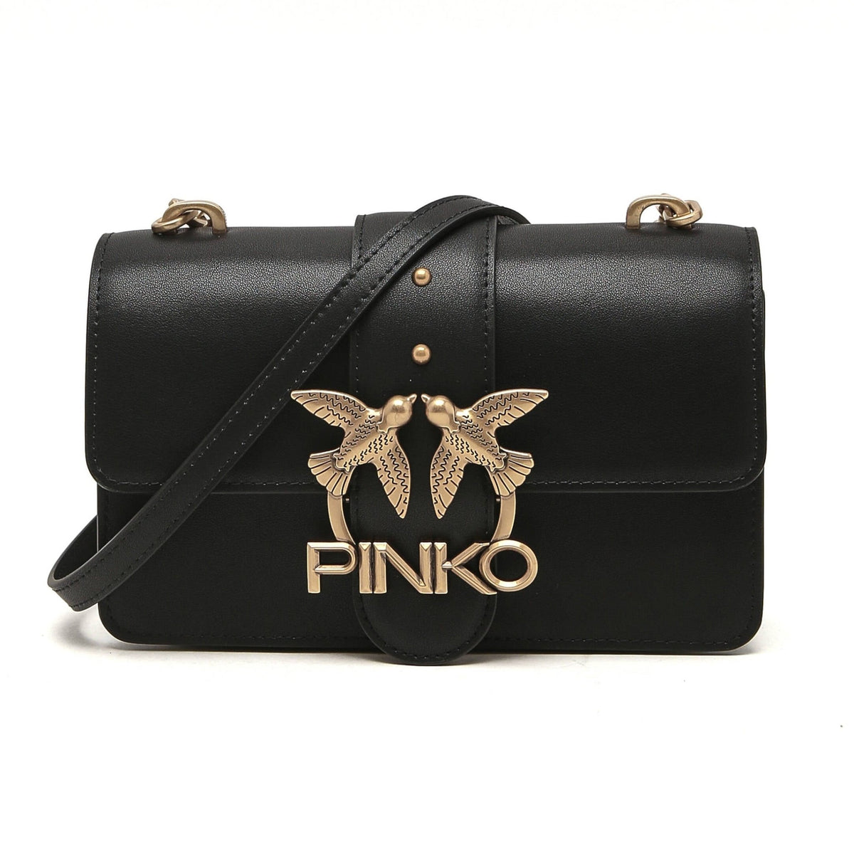 Pinko Leather Shoulder Bag Love Mini Icon 1