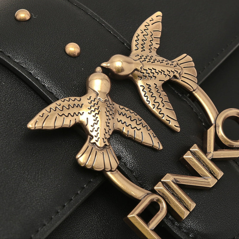 Pinko Leather Shoulder Bag Love Mini Icon 5