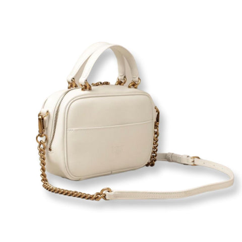 Pinko Love Mini Square Simply White Bag - BEAUTY BAR