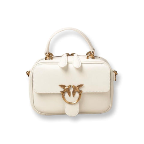 Pinko Love Mini Square Simply White Bag - BEAUTY BAR