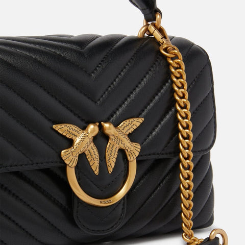 Pinko Medium handbag Lady Love Bag Puff Chevron - BEAUTY BAR