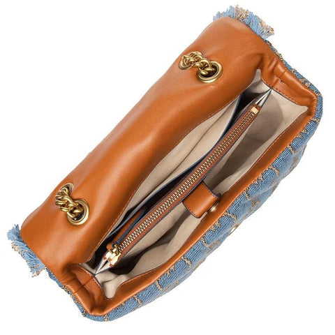 Pinko Сумка Pinko Love Classic Puff Denim Logo - BEAUTY BAR