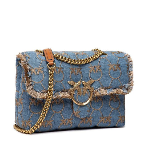 Pinko Сумка Pinko Love Classic Puff Denim Logo - BEAUTY BAR