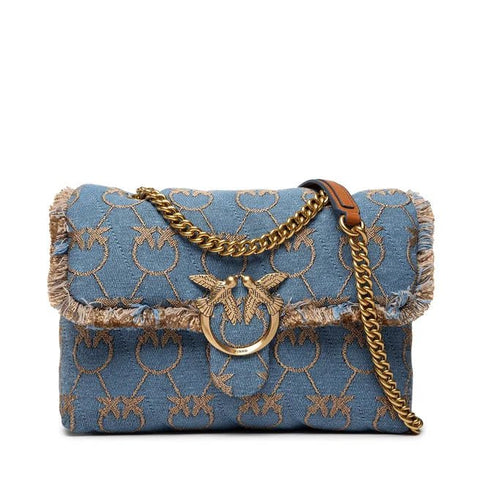Pinko Сумка Pinko Love Classic Puff Denim Logo - BEAUTY BAR