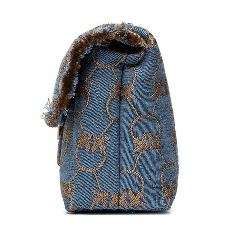 Pinko Сумка Pinko Love Classic Puff Denim Logo - BEAUTY BAR