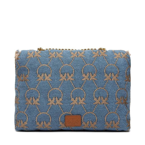 Pinko Сумка Pinko Love Classic Puff Denim Logo - BEAUTY BAR