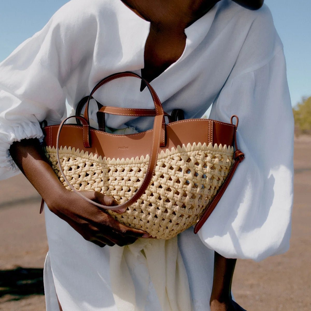 Polène Bag - Cyme Mini -Edition Raffia 2