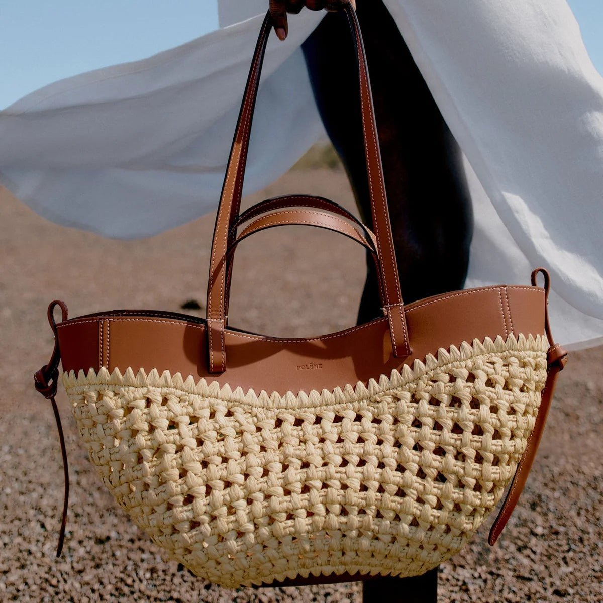 Polène Bag - Cyme Mini -Edition Raffia 3