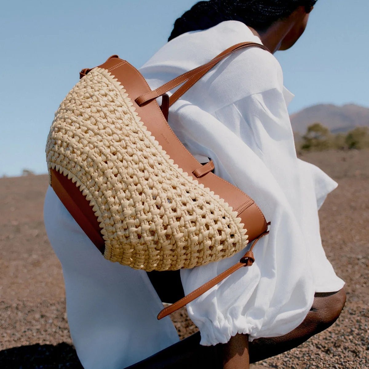 Polène Bag - Cyme Mini -Edition Raffia 4