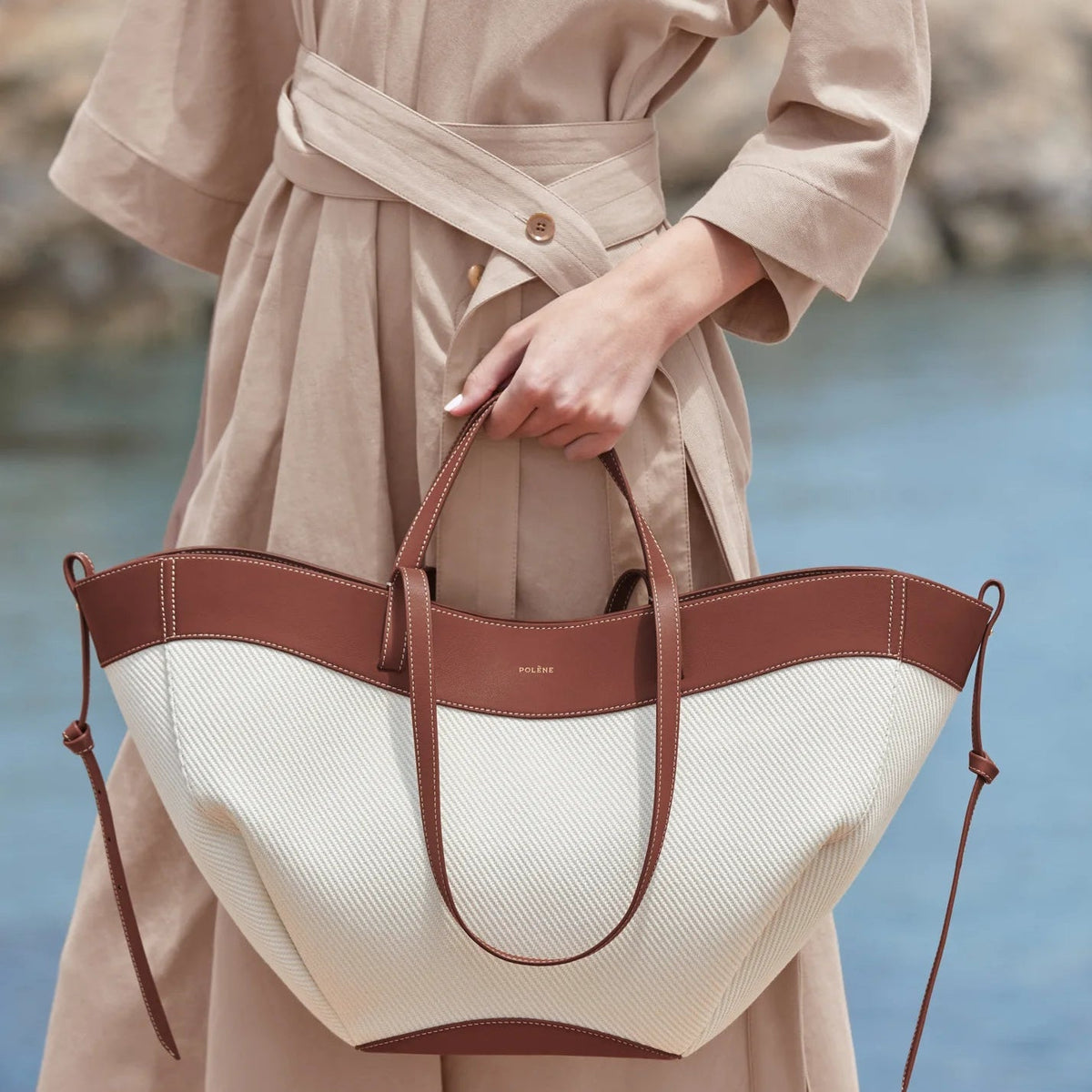 Polène Cyme Edition Cognac Canvas 2