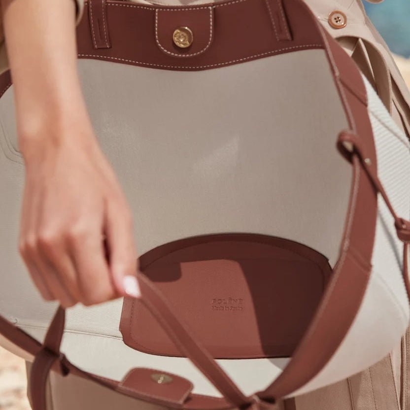 Polène Cyme Edition Cognac Canvas 3