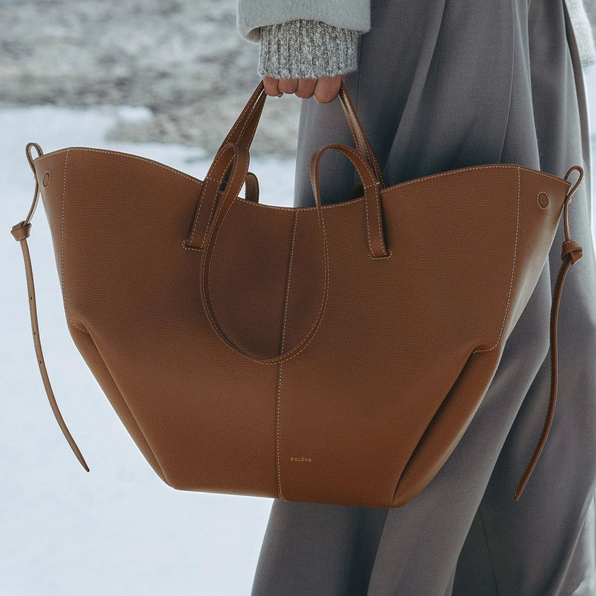 Polène Cyme Edition Textured Camel 3