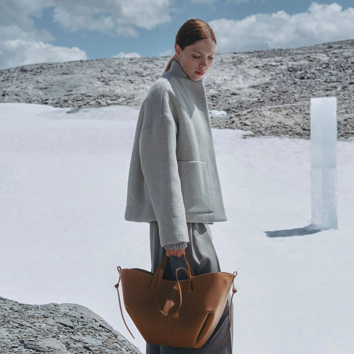 Polène Cyme Edition Textured Camel 2