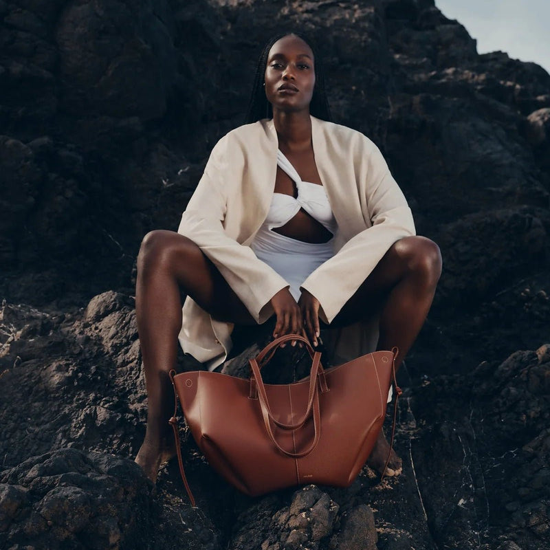 Polène Cyme Edition Textured Cognac 7