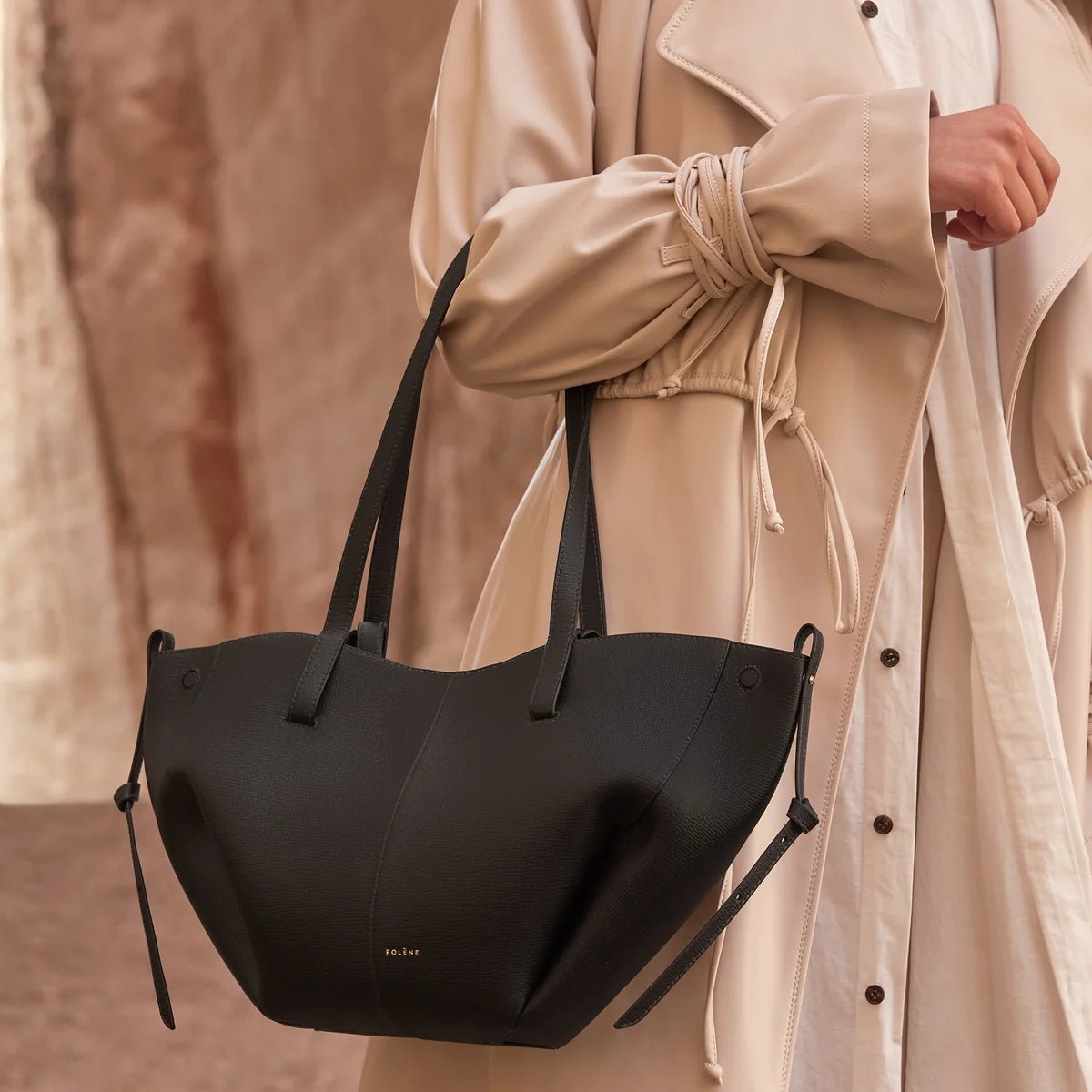 Polène Cyme Mini Edition Textured Black 6