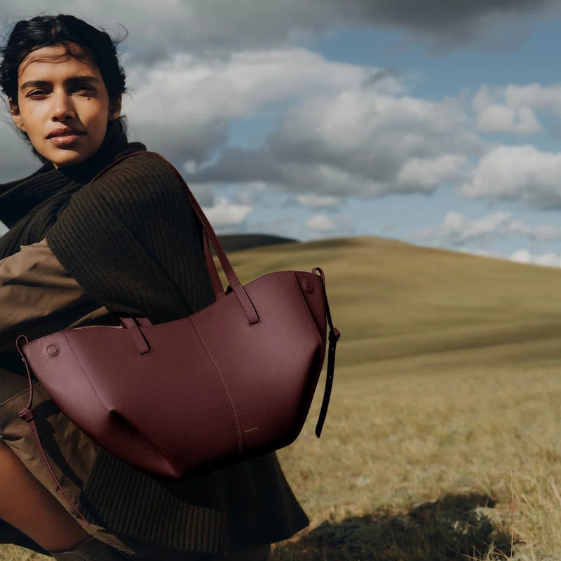 Polène Cyme Mini Edition Textured Black Cherry 3