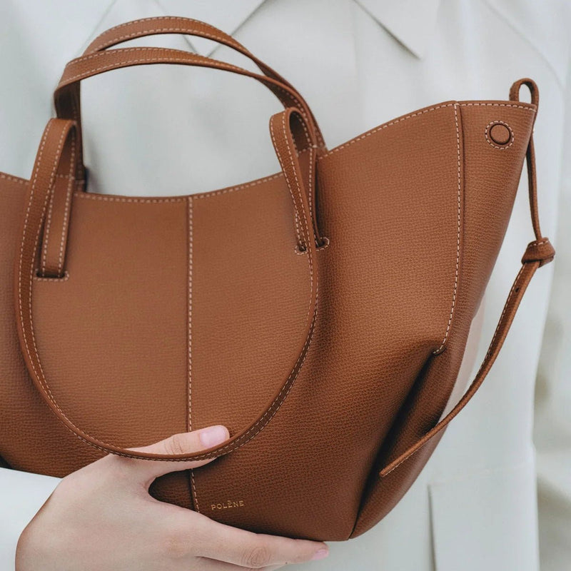 Polène Cyme Mini Edition Textured Camel 4