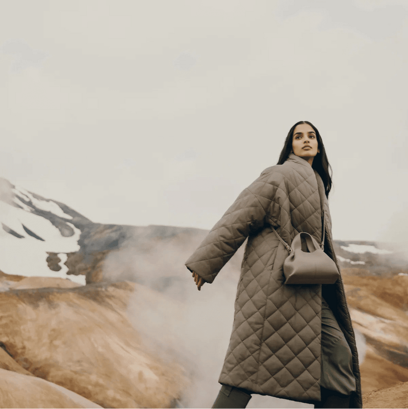 Polène Numéro Neuf Mini Edition Textured Taupe 4