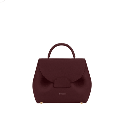 Polène Numéro Un Nano Edition Textured Burgundy