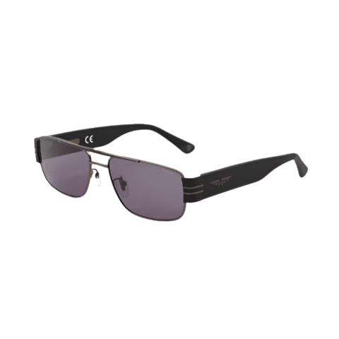 Police Rectangular Sunglasses SPLA55, Black - BEAUTY BAR