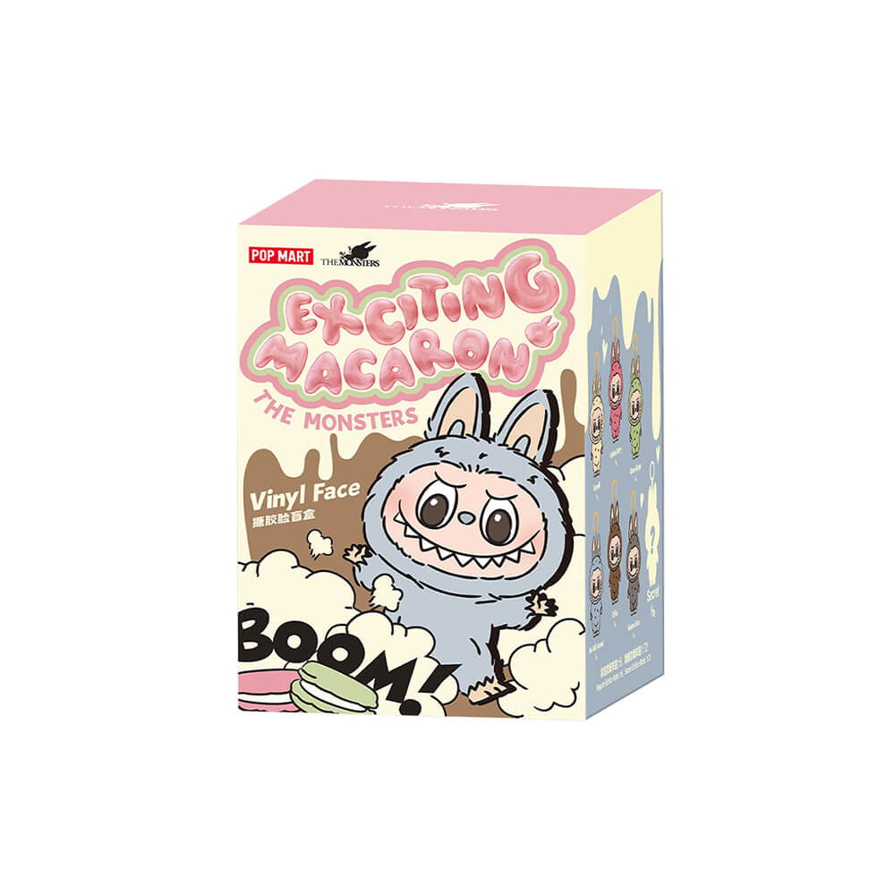 Pop Mart Labubu The Monsters Exciting Macarons Vinyl Face (Blind Box) 1