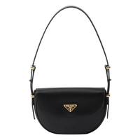 Prada Arqué Leather Shoulder Bag