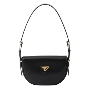 Prada Arqué Leather Shoulder Bag