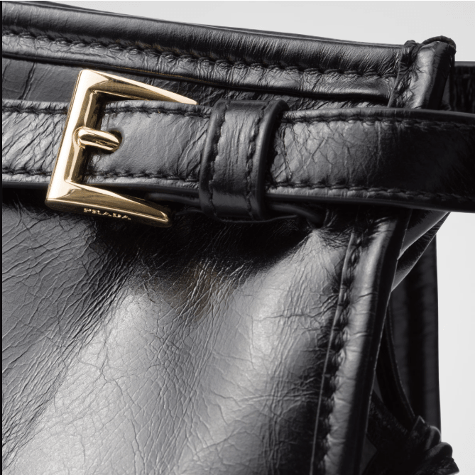 Prada Black Bonnie Large Leather Handbag 2