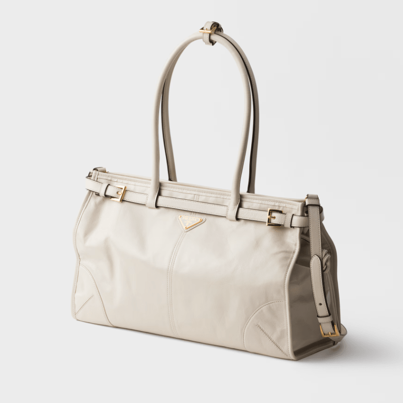 Prada Bonnie Large Leather Handbag 3