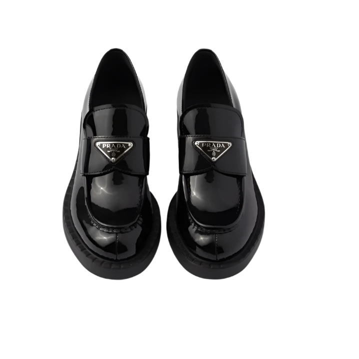Prada Chocolate Leather Loafers 3