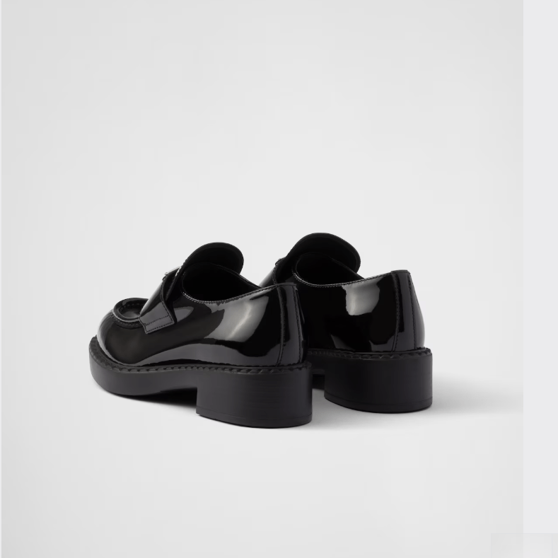 Prada Chocolate Leather Loafers 6