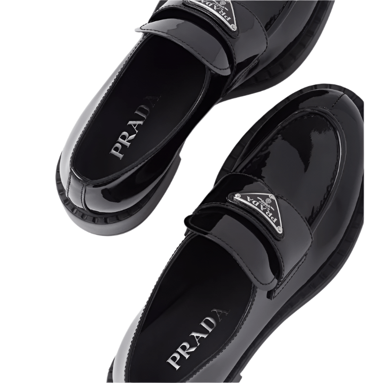 Prada Chocolate Leather Loafers 4