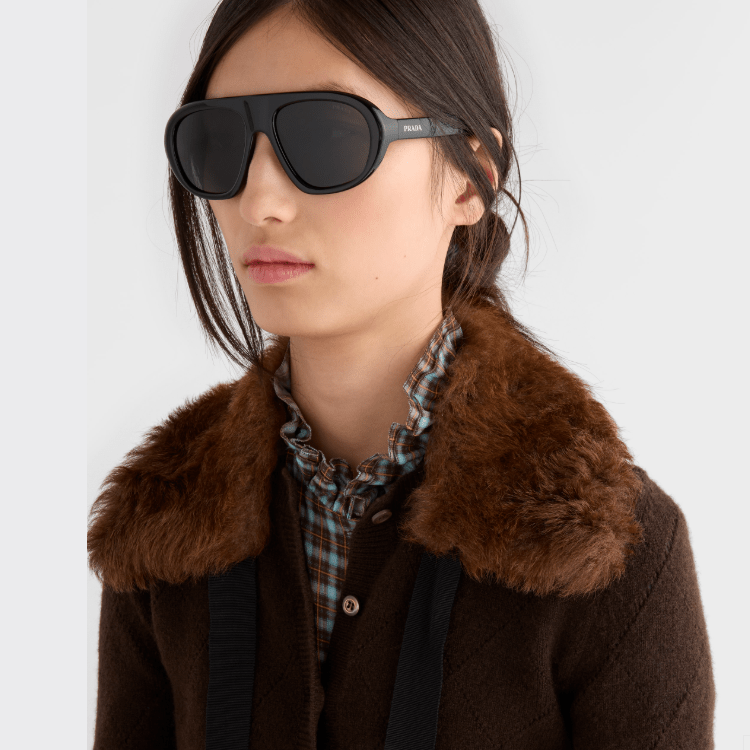 Prada Eyewear Sunglasses Slate Gray Lenses 2