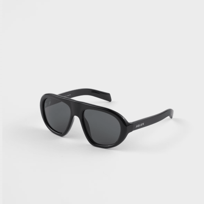 Prada Eyewear Sunglasses Slate Gray Lenses 1